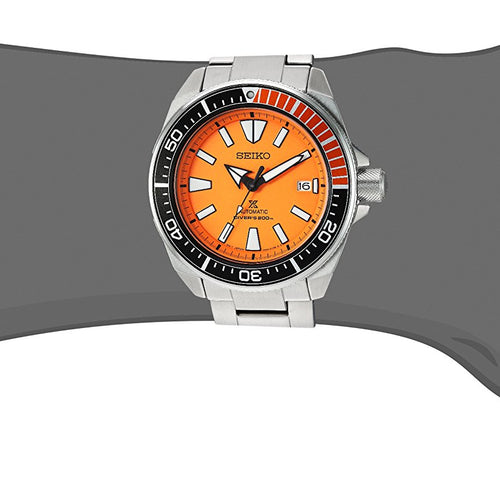 Seiko Men's SRPC07 Prospex Divers Watch Automatic ORANGE Samurai Rare