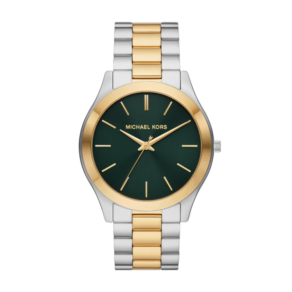 Michael Kors Slim Runway Three-Hand Two-Tone Steel Men's Watch (Model: MK9149)