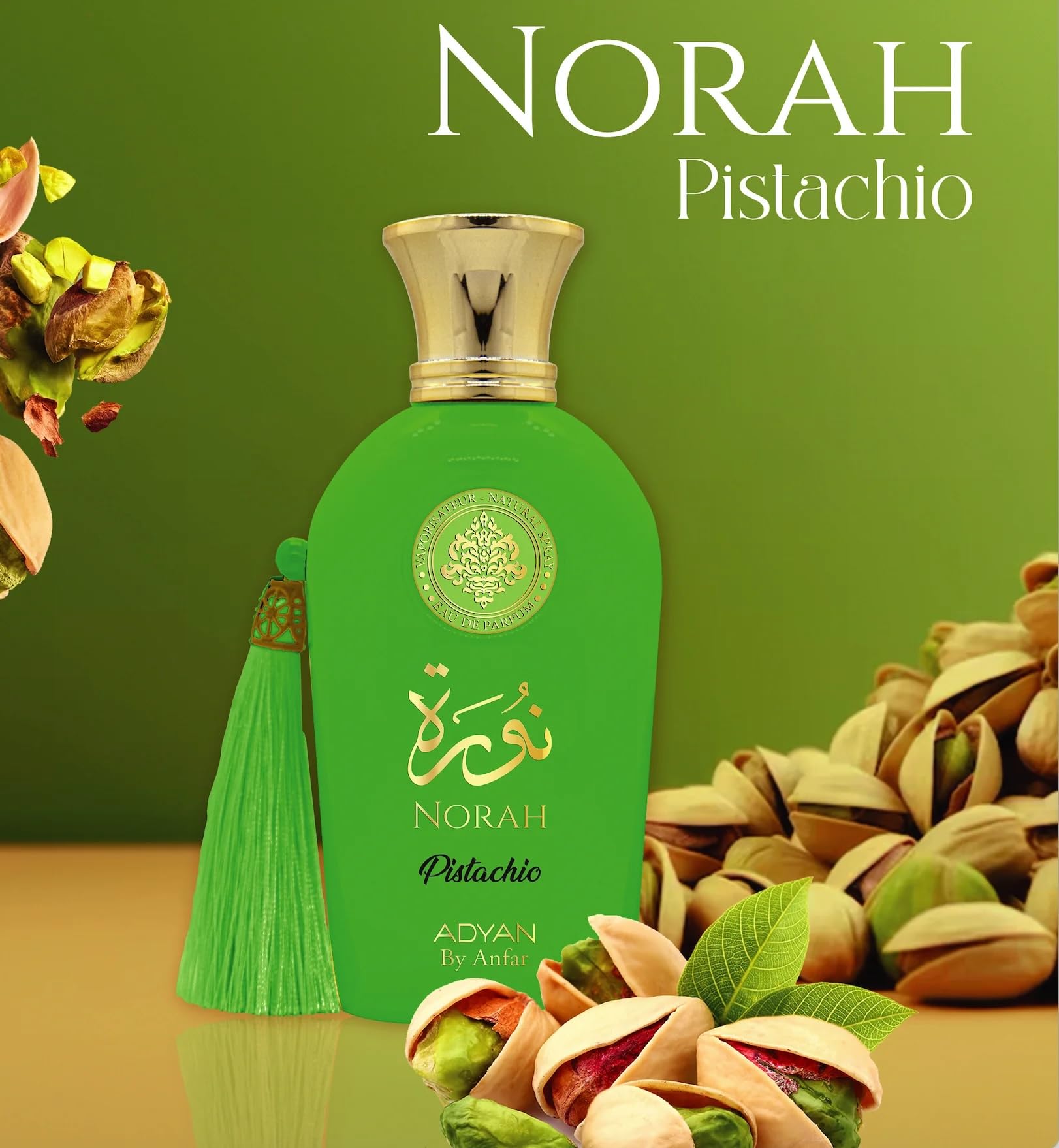 Adyan Norah Pistachio Eau De Parfum For Women 100Ml From Dubai Yum Pistachio