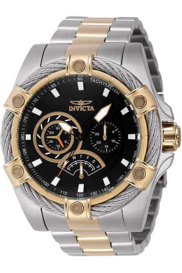 Invicta Men's Bolt 52mm Stainless Steel Quartz Watch, Two Tone (Model: 46871)