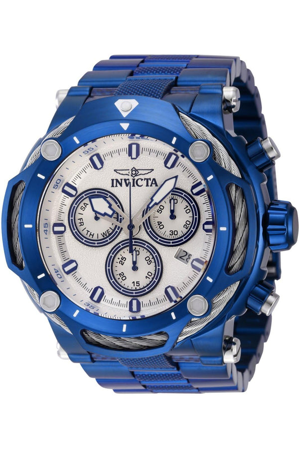 Invicta NHL Bolt 60Mm Quartz Chronograph Bracelet Watch Toronto Maple Leafs Men's