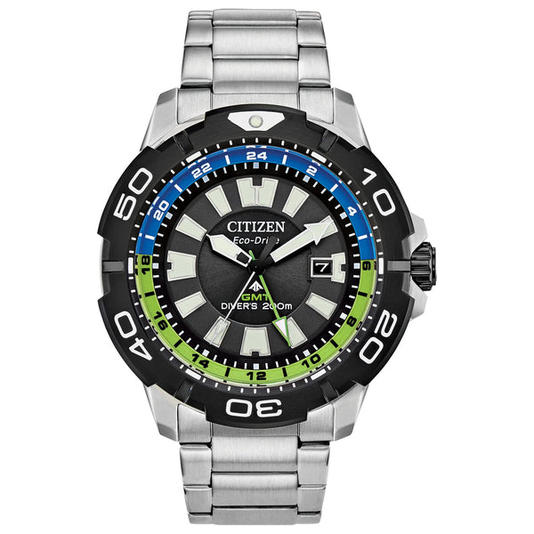 Citizen Mens Promaster Diver Silver-Tone Stainless Steel Bracelet BJ7128-59G