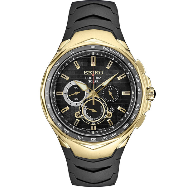 SEIKO Mens COUTURA SGP Solar Chrono