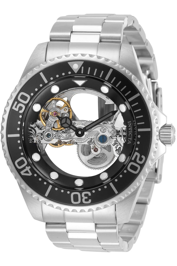 Invicta Men's 34445 Pro Diver Automatic Multifunction Black Dial Watch