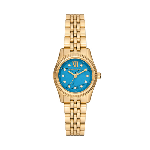 Michael Kors Lexington Three-Hand Gold-Tone Steel Women's Watch (Model: MK4813)