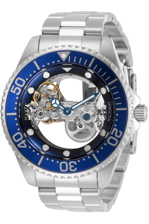 Invicta Men's 34446 Pro Diver Automatic Multifunction Blue Dial Watch