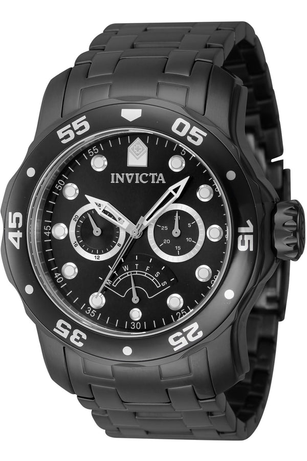 Invicta Men's Pro Diver 48mm Stainless Steel Quartz Watch, Black (Model: 47000)