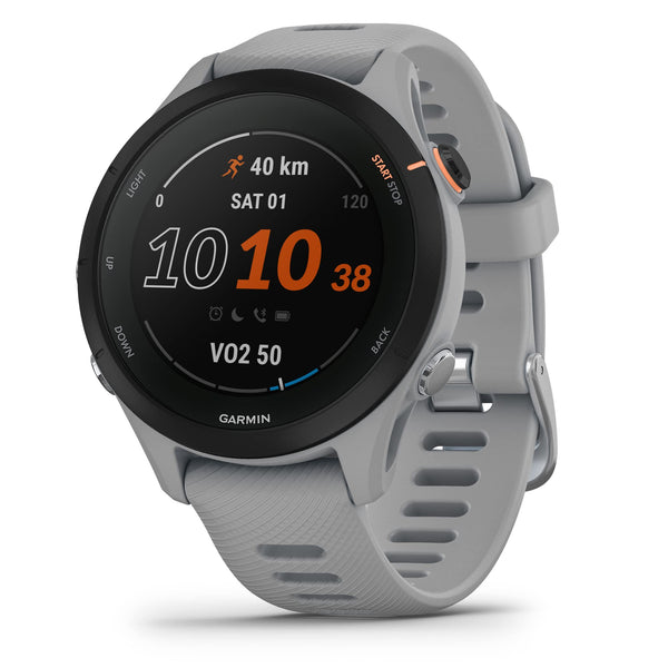 Garmin ForerunnerÂ® 255S, Smaller GPS Smartwatch,, Powder Gray , 41 MM