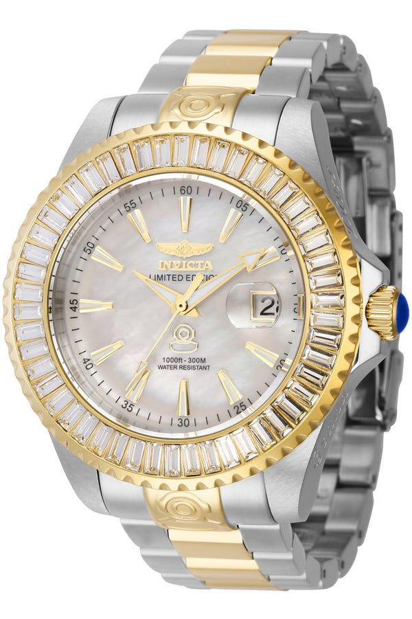 Invicta Pro Diver Automatic Crystal White Mother of Pearl Dial Men's Watch 44316