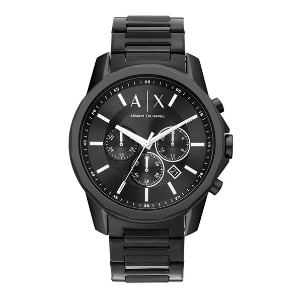 Armani Exchange Men's Classic Black Dial Watch - AX1722