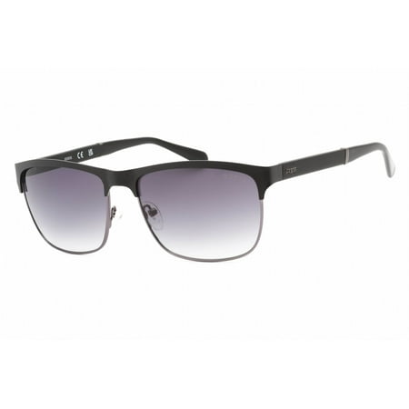 Guess Men's Sunglasses Full Rim Matte Black Plastic Rectangular GU 6892 02B