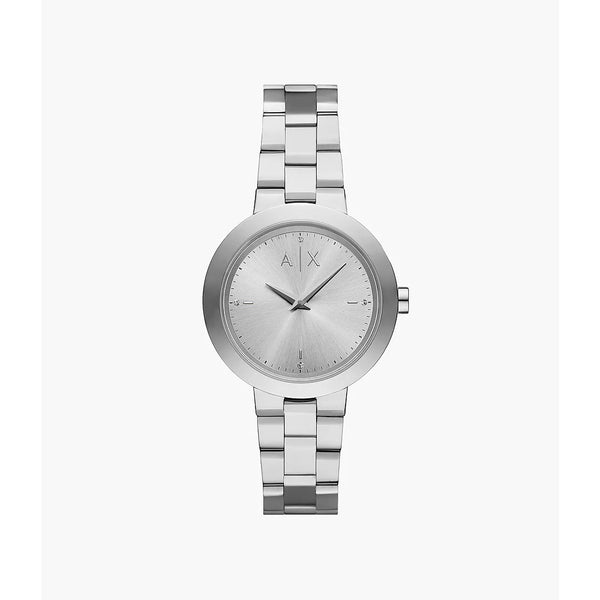 Armani Exchange Women's Two-Hand Stainless Steel Watch - Silver