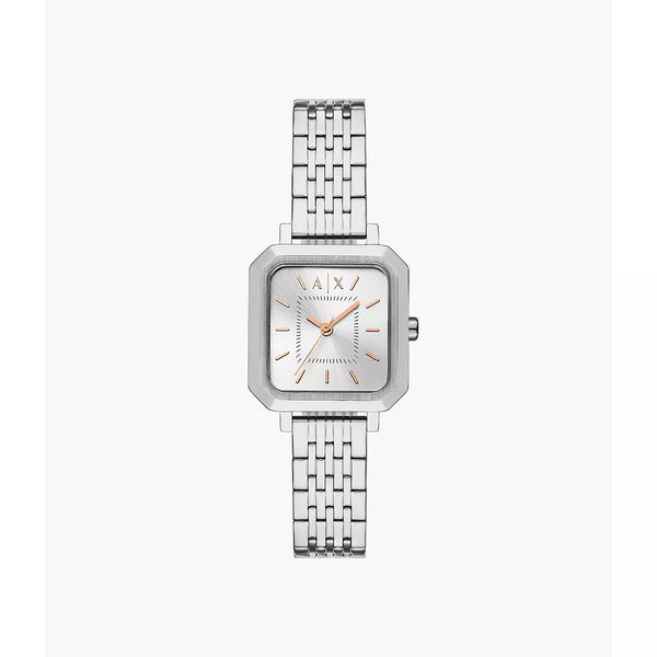 Armani Exchange Women's Three-Hand Stainless Steel Watch - Silver