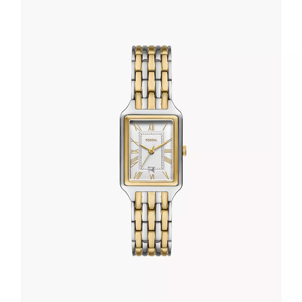 Fossil Women's Raquel Three-Hand Date Two-Tone ES5358 Watch - Gold / Silver