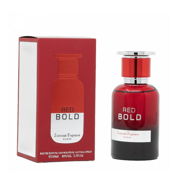 L'ORIENTALE FRAGRANCES Red Bold Eau De Parfum Spray for Men, 3.4 Ounce