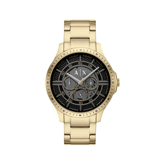 Armani Exchange Men's Multifunction Gold-Tone Stainless Steel Watch - Gold