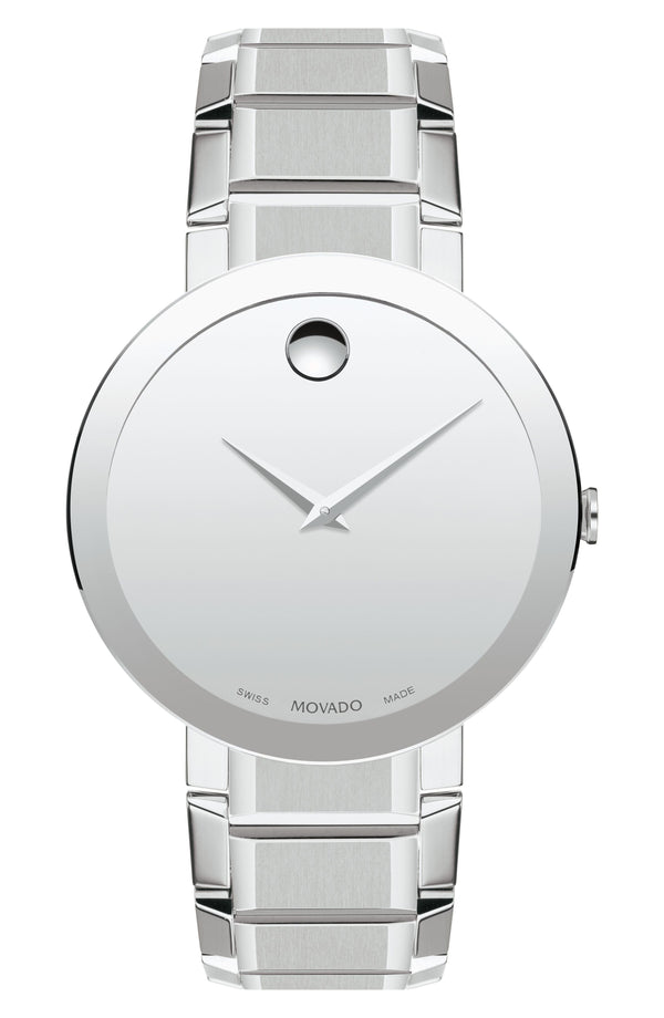 Movado Sapphire Bracelet Watch, 39mm in Silver at 607178