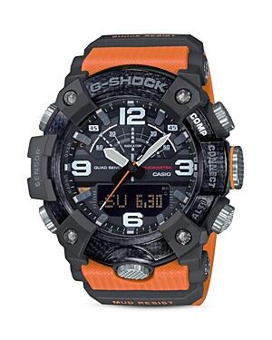 Casio G-Shock Mens Carbon ORANGE Mudmaster 200M Bluetooth Watch  GG-B100-1A9CR