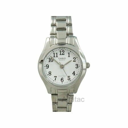 LTP-1275D-7B Women's Silver Casual Analog Watch w/ White Numbered Dial