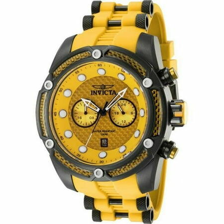 Invicta 42295 Bolt Quartz Multifunction Yellow Dial Men Watch