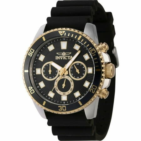 Invicta Pro Diver Chronograph GMT Quartz Black Dial Men s Watch 46120