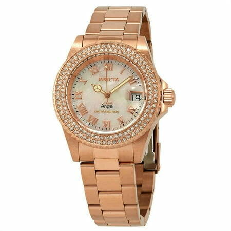 Invicta Women s 24615 Angel Quartz 3 Hand White Dial Watch