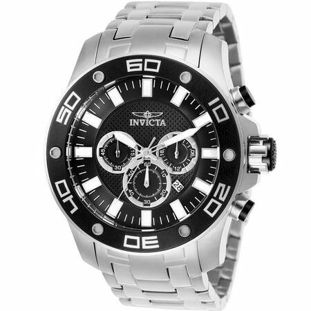 Invicta Men s 26074 Pro Diver Quartz Chronograph Black Dial Watch