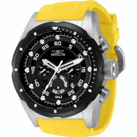 Invicta 41559 Men s Speedway Chronograph Yellow Rubber Strap Watch