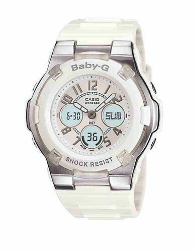 CASIO Baby-G White Ladies Watch BGA110-7B Analog and Digital