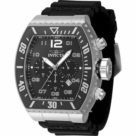 Invicta 47282 Men s Pro Diver Black Dial Strap Chronograph Watch