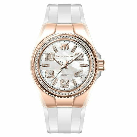 Technomarine Cruise Quartz White Mother of Pearl Dial Ladies Watch TM-121258
