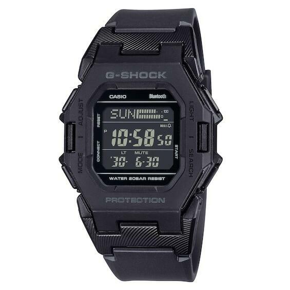 G-Shock GDB500-1 Digital Step Tracker Slim Square Compact Black Watch