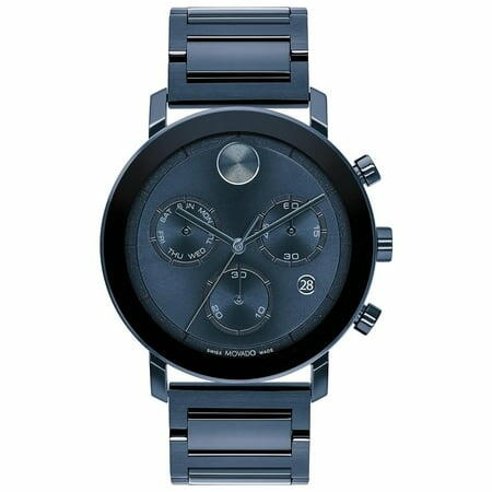 Movado Mens Bold Blue Dial Watch - 3600812 Chronograph