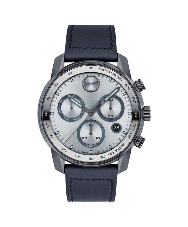 Movado Men's 3600908 Bold Verso Swiss Quartz Leather Strap Watch, Color: Camel
