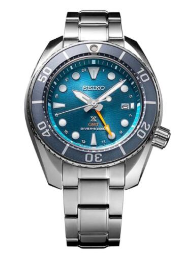 Seiko Quartz Blue Dial Stainless Steel Men's Analog Round Wrist Watch SFK001