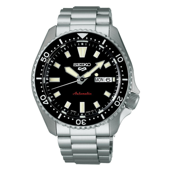 NEW Seiko 5 Sports SKX Series Black Dial Stainless Men's Watch SRPL85