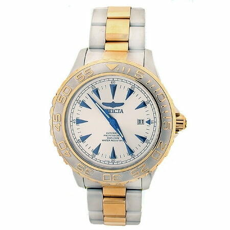 Invicta Pro Diver 2307 Men Two-Tone Gold Blue Dial Stainless Steel