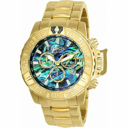 Invicta Aviator 25098 Men Quartz Watch Black Dial Silicone Strap