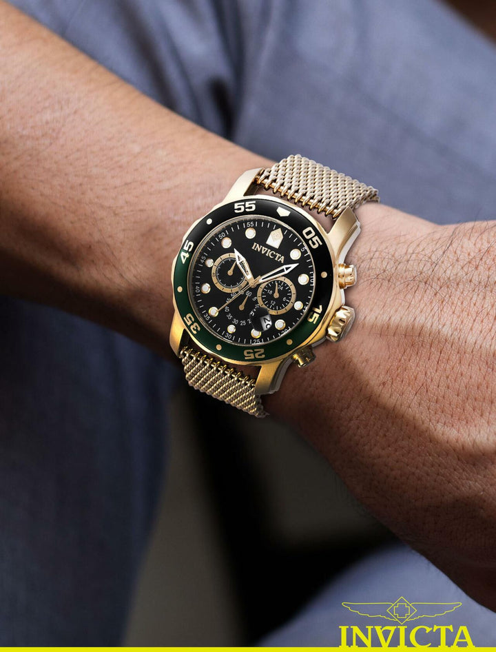 Invicta Pro Diver 47632 Black Dial Quartz Men’s Stainless Steel Watch ...