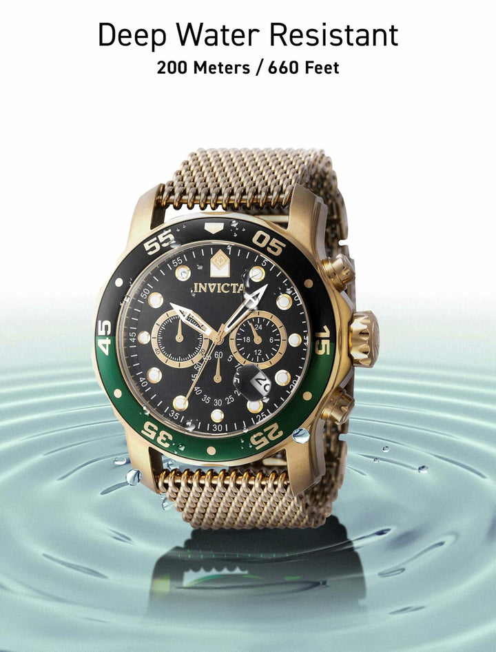 Invicta Pro Diver 47632 Black Dial Quartz Men’s Stainless Steel Watch ...