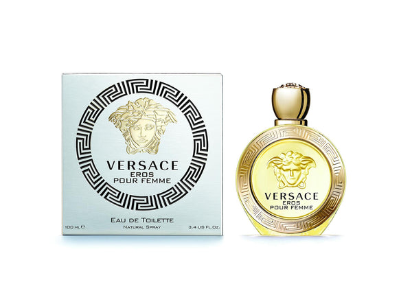 Versace Eros Pour Femme Eau de Toilette Spray for Women 3.4 oz Luxury