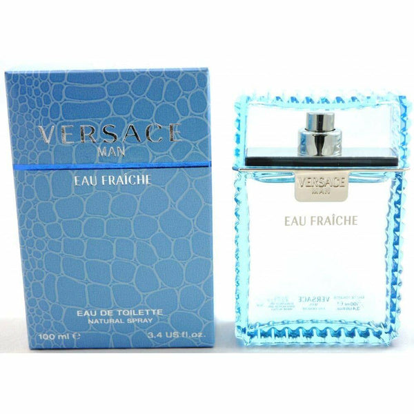 Versace Eau Fraiche 3.4oz EDT Spray for Men Italy Authentic Fresh Fragrance