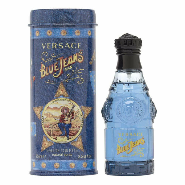 Versace Blue Jeans Signature Eau de Toilette Spray for Men 2.5 oz Fragrance