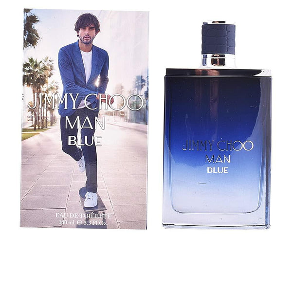 Jimmy Choo Blue 3.3oz EDT Spray for Men Authentic Fresh Long Lasting Scent