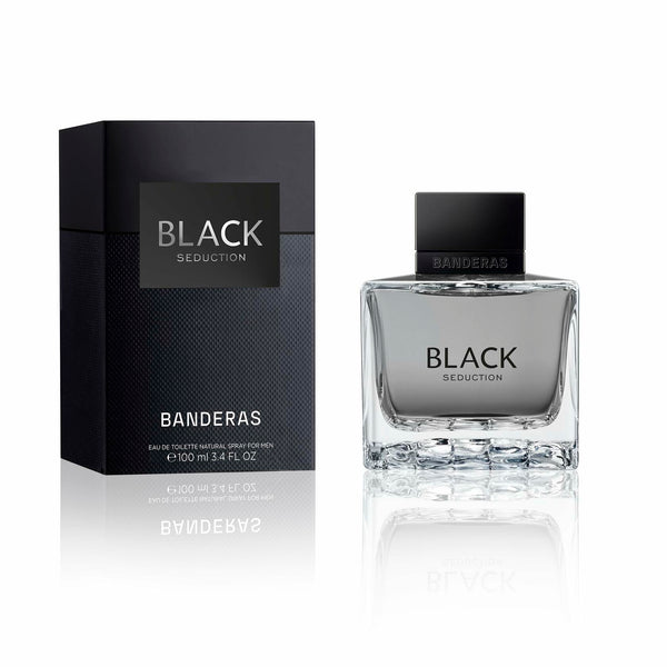 Black Seduction 3.4oz EDT Spray for Men Authentic Fresh Masculine Fragrance
