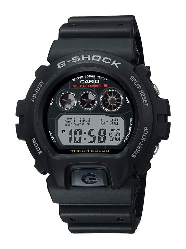 Casio G-Shock GW-6900-1CR Black Solar Atomic Digital Mens Watch