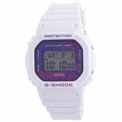 Casio INT-DW-5600DN-7DR White Colorful Dial Digital Mens Watch