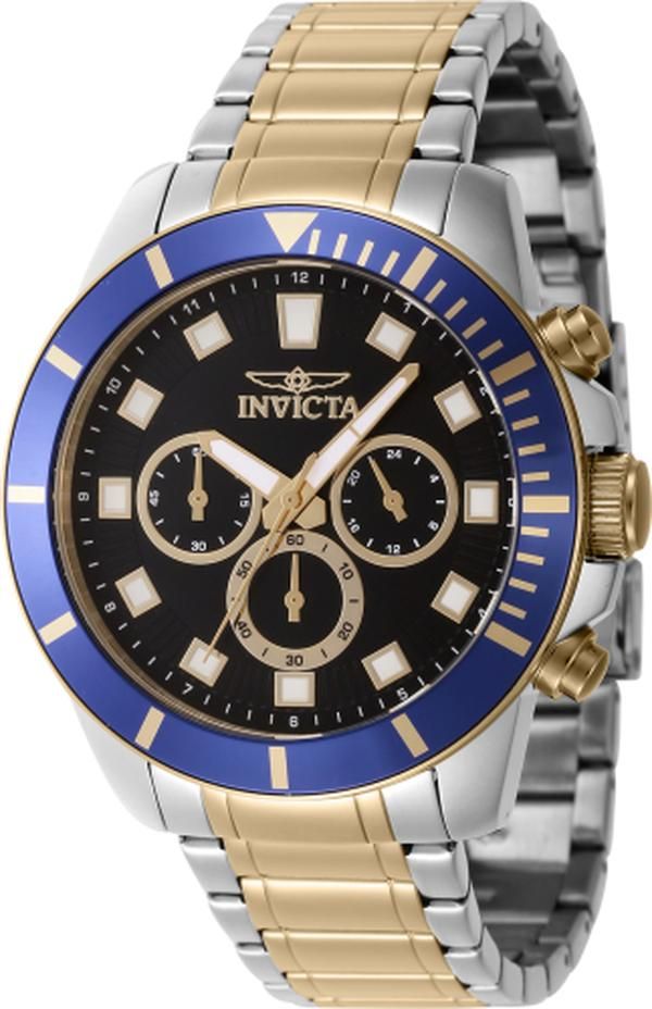 Invicta 46047 Pro Diver Quartz Chronograph Black Dial Men Watch