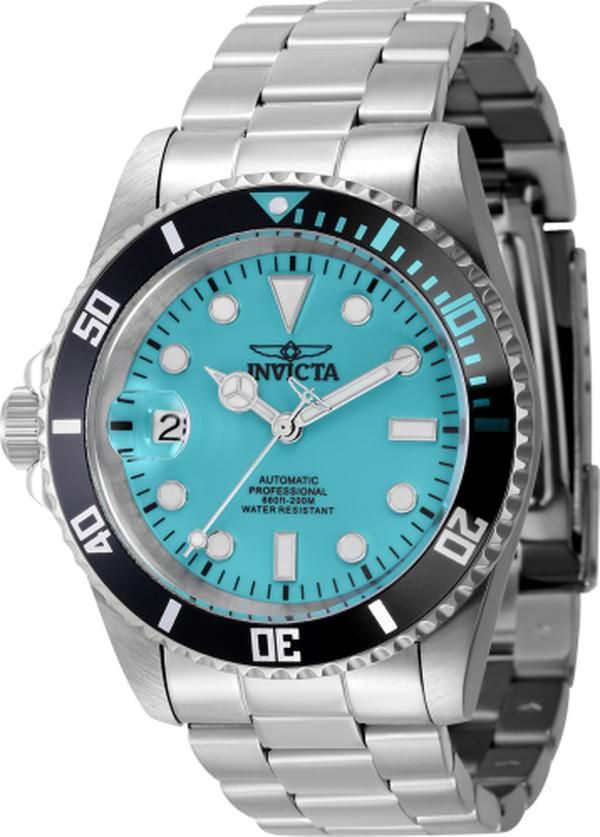 Invicta Teal 44045 Pro Diver Automatic 3 Hand Turquoise Men Dial Watch